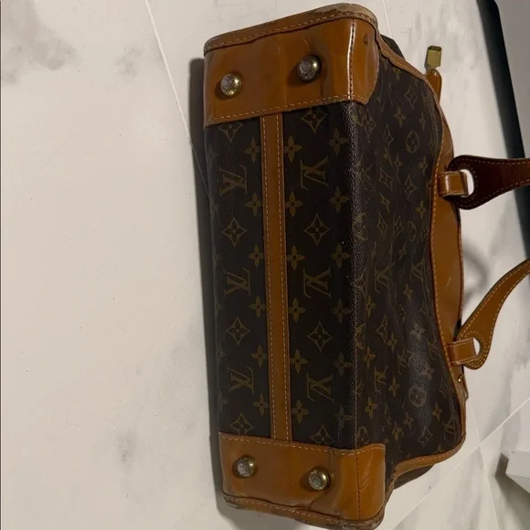 Louis Vuitton Tan and Brown Monogram Briefcase VINTAGE - Picture 12 of 16